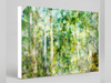 “Forest Dwelling” archival canvas print by Durham J White, featuring a layered photographic artwork of the Trentham countryside with neutral greens, warm earthy tones, and a soft painterly finish.