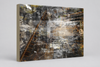 “Vintage” archival canvas print by Durham J White, featuring a monochromatic layered photographic artwork of Kyneton's historic Piper Street with warm copper undertones and industrial structural details.