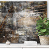 “Vintage” ChromaLuxe metal print by Durham J White, featuring a monochromatic layered photographic artwork of Kyneton's historic Piper Street with warm copper undertones and industrial structural details.