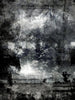 Etched — monochrome Victorian countryside landscape with epic sky, layered photographic canvas artwork by Durham J White